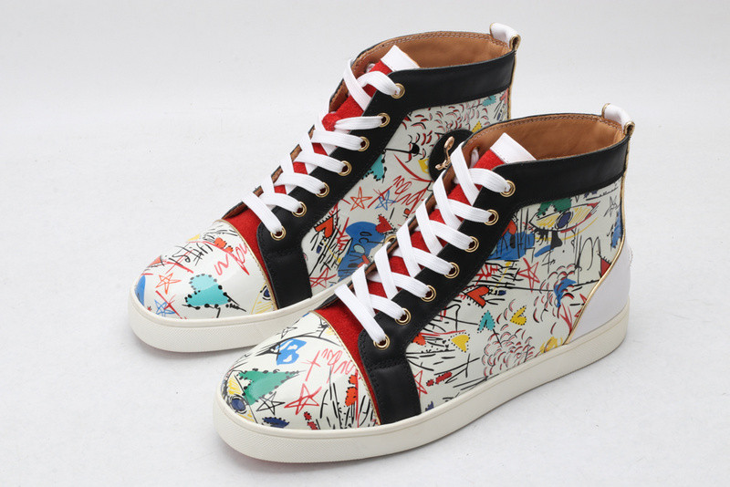 chian louin high top sneaker