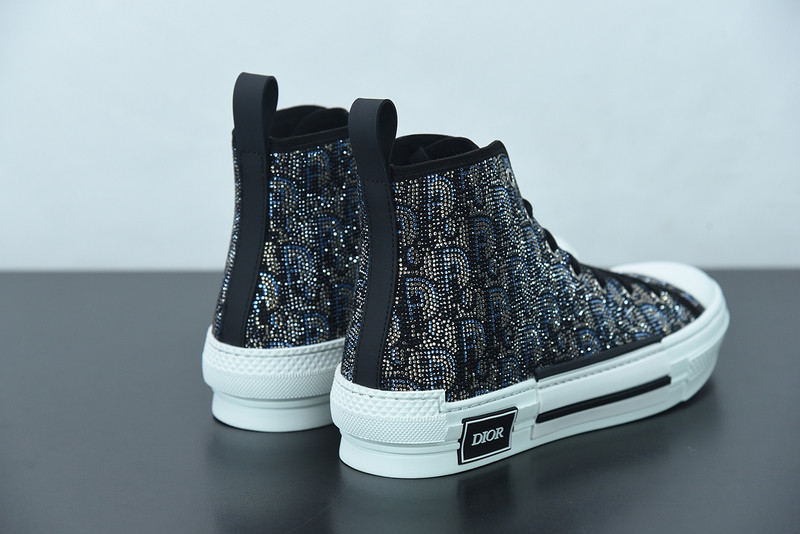 dio* b23 oblique high-top sneaker