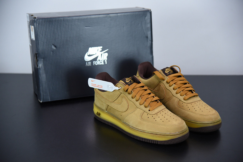 nike air force 1 low wheat dark mocha dc7504-700