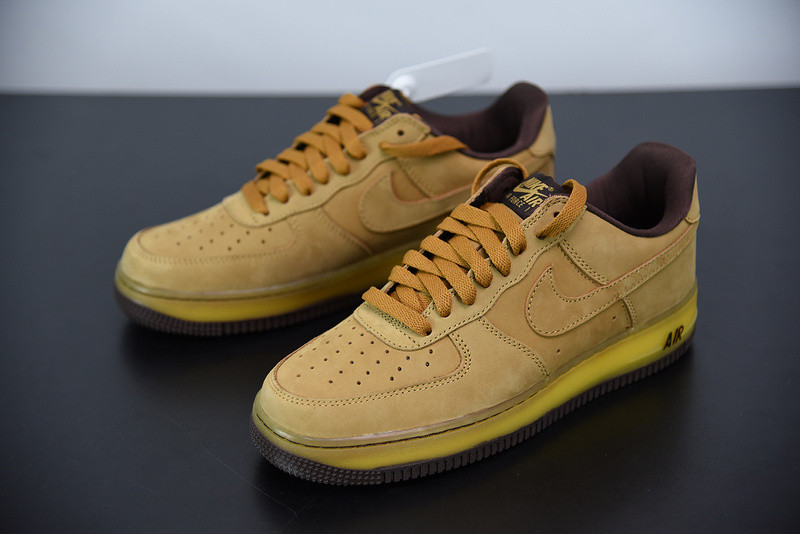nike air force 1 low wheat dark mocha dc7504-700