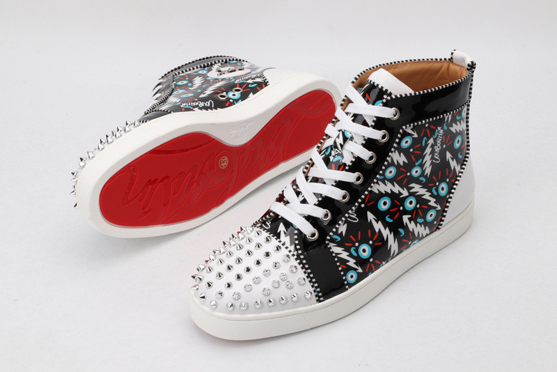 chian louin high top sneaker