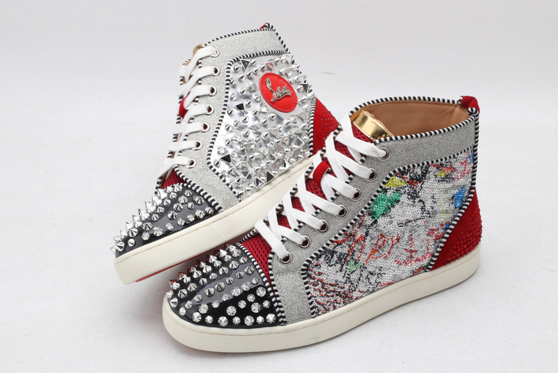 chian louin high top sneaker