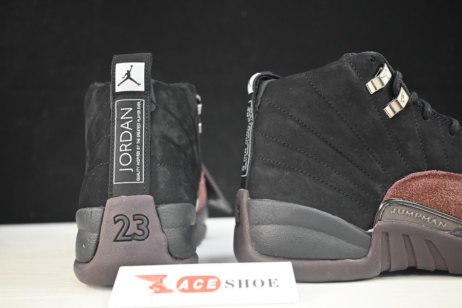 a ma maniére x air jordan 12 “black” dv6989-001