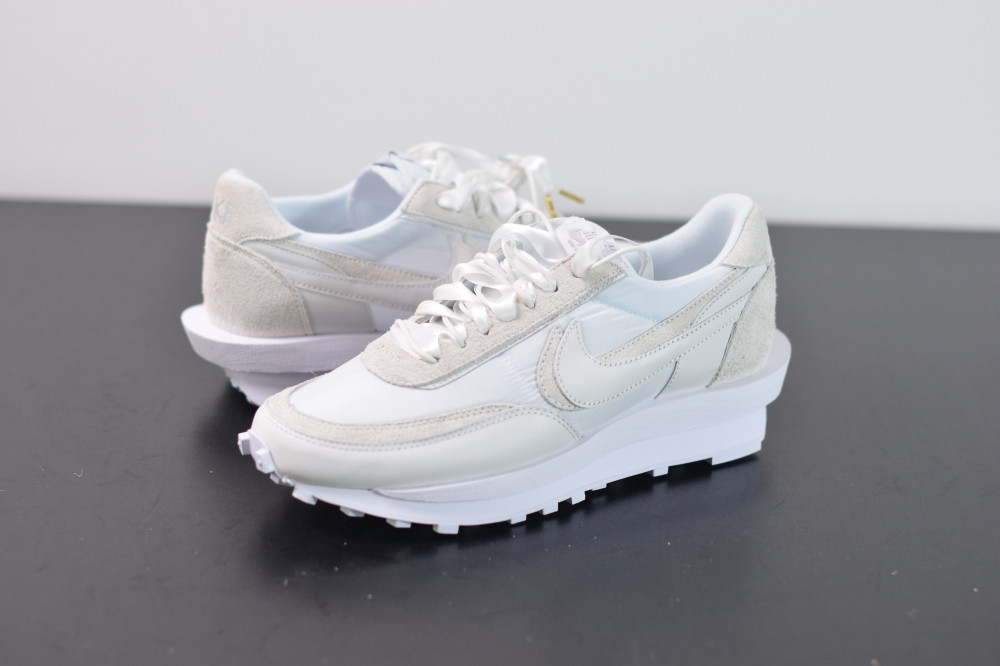 nike sacai nike ldwaffle white nylon white bv0073-101