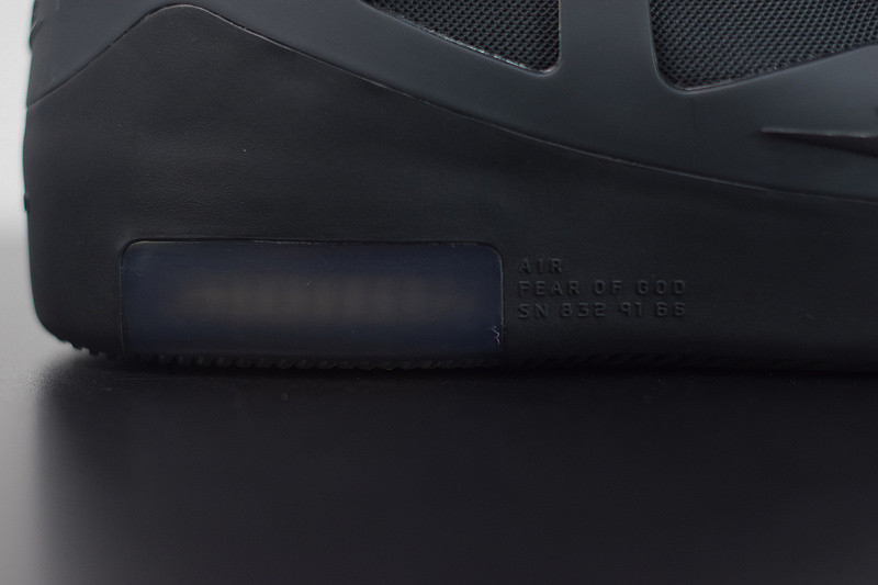 nike confirms air fear of god 1 “triple black” ar4237-005