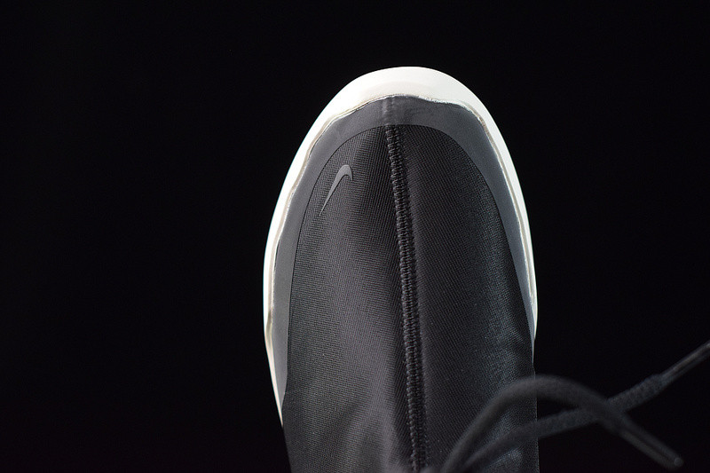 nike air shoot around "fear of god" black at9915-001