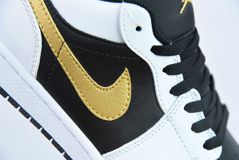 air jordan 1 low “gold swoosh” 553558-172