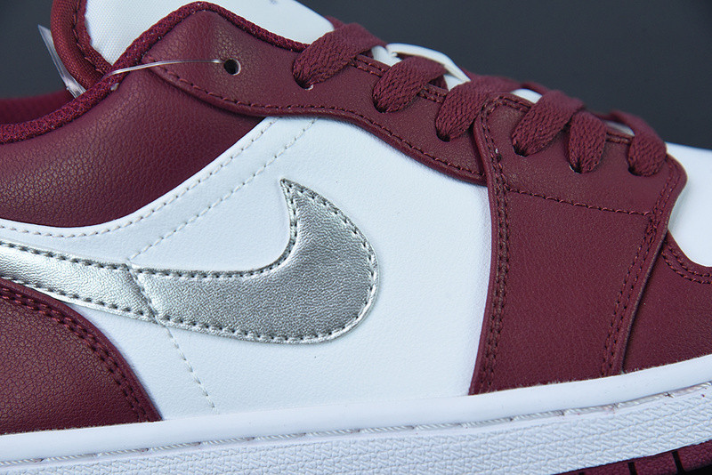 air jordan 1 low “bordeaux” 553558-615
