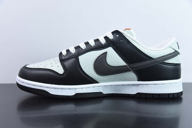 nike dunk low black grey orange fn7808-001