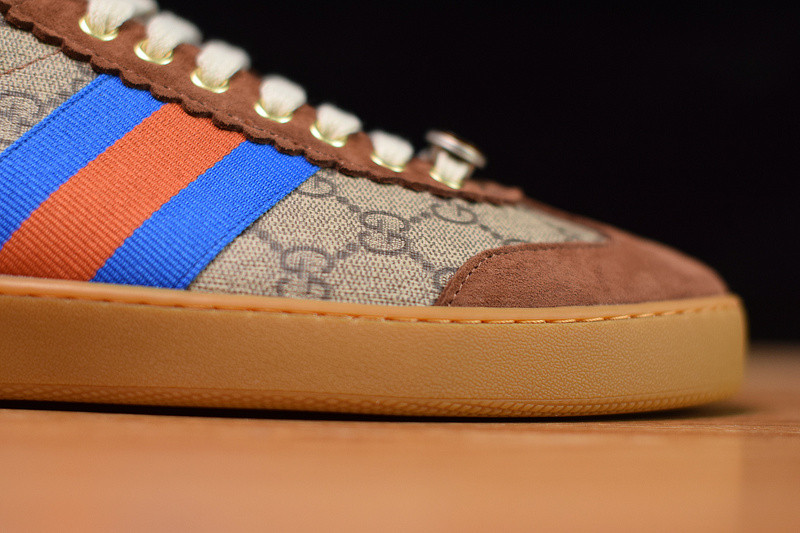 g*u*i jbg leather and suede