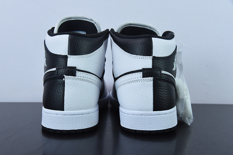 air jordan 1 mid split black white (w) dr0501-101