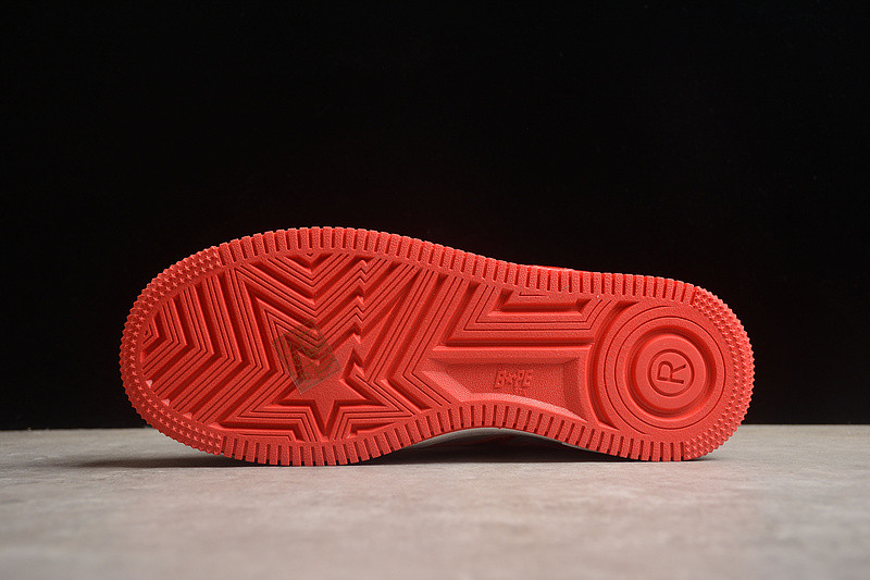 a bathing ape bape sk8 sta red