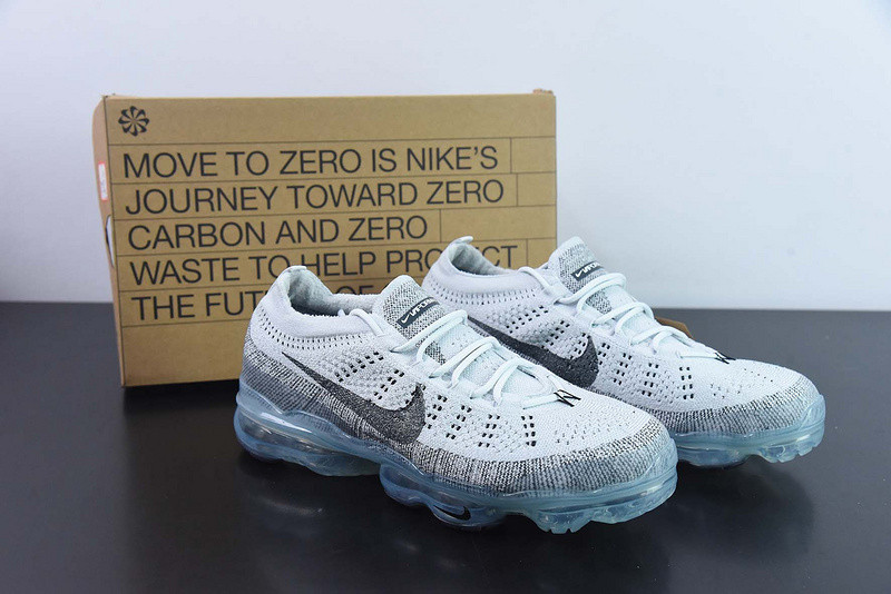 nike vapormax 2023 flyknit grey black dv1678-004