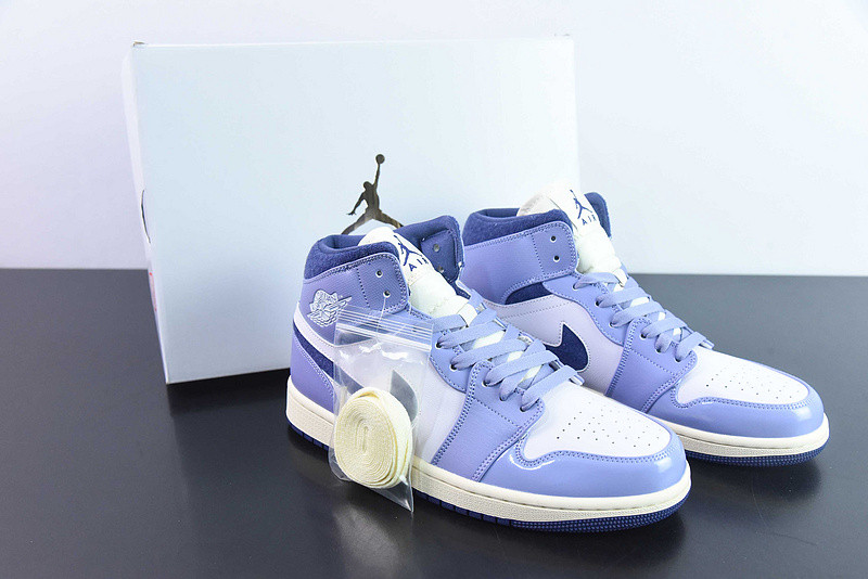 air jordan 1 mid "purple/sail" dz3745-500