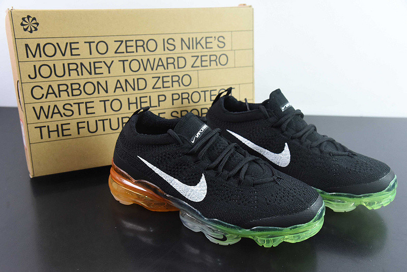nike air vapormax 2023 flyknit “black/multi sole” dv1678-014