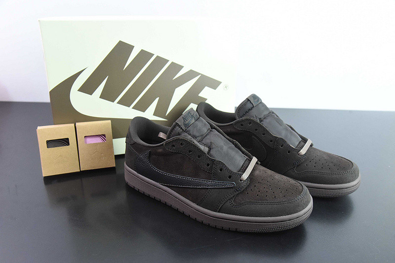 Travis Scott x Air Jordan 1 Low OG “Velvet Brown” DM7866-202