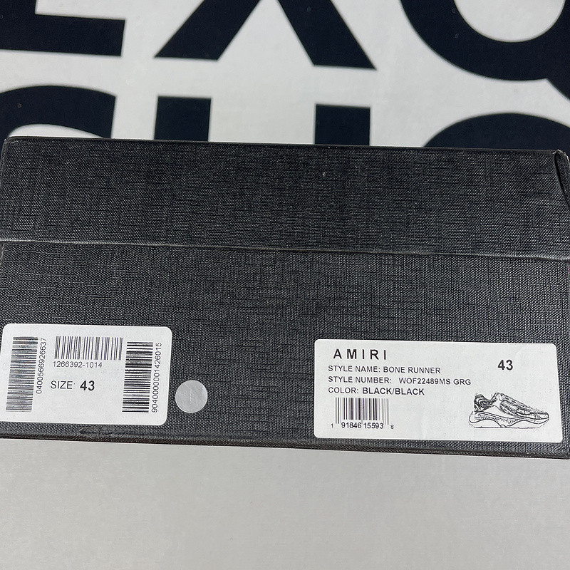 amiri bone runner low-top sneakers