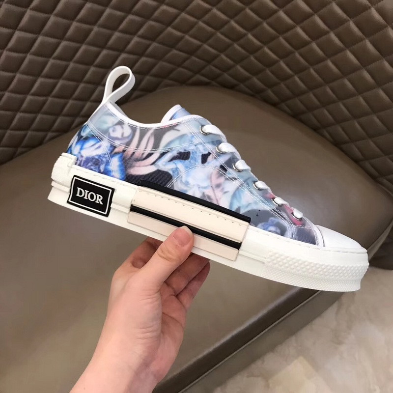 dio* b23 flowers technical canvas low-top sneaker