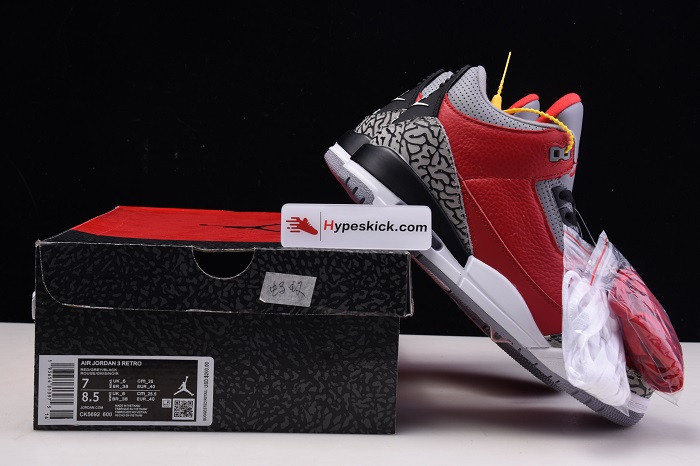 air jordan 3 red cement ck5692-600