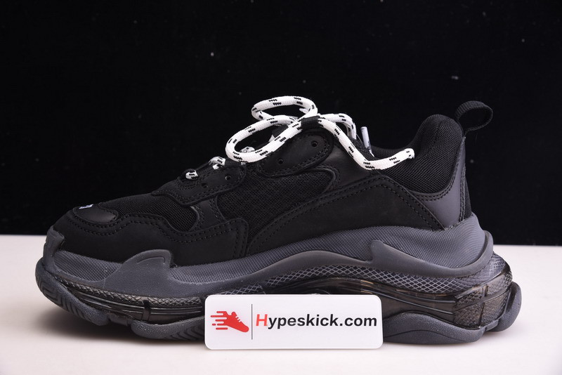 bc triple s trainer ‘all black distressed’’ 541624 w09o1 1000